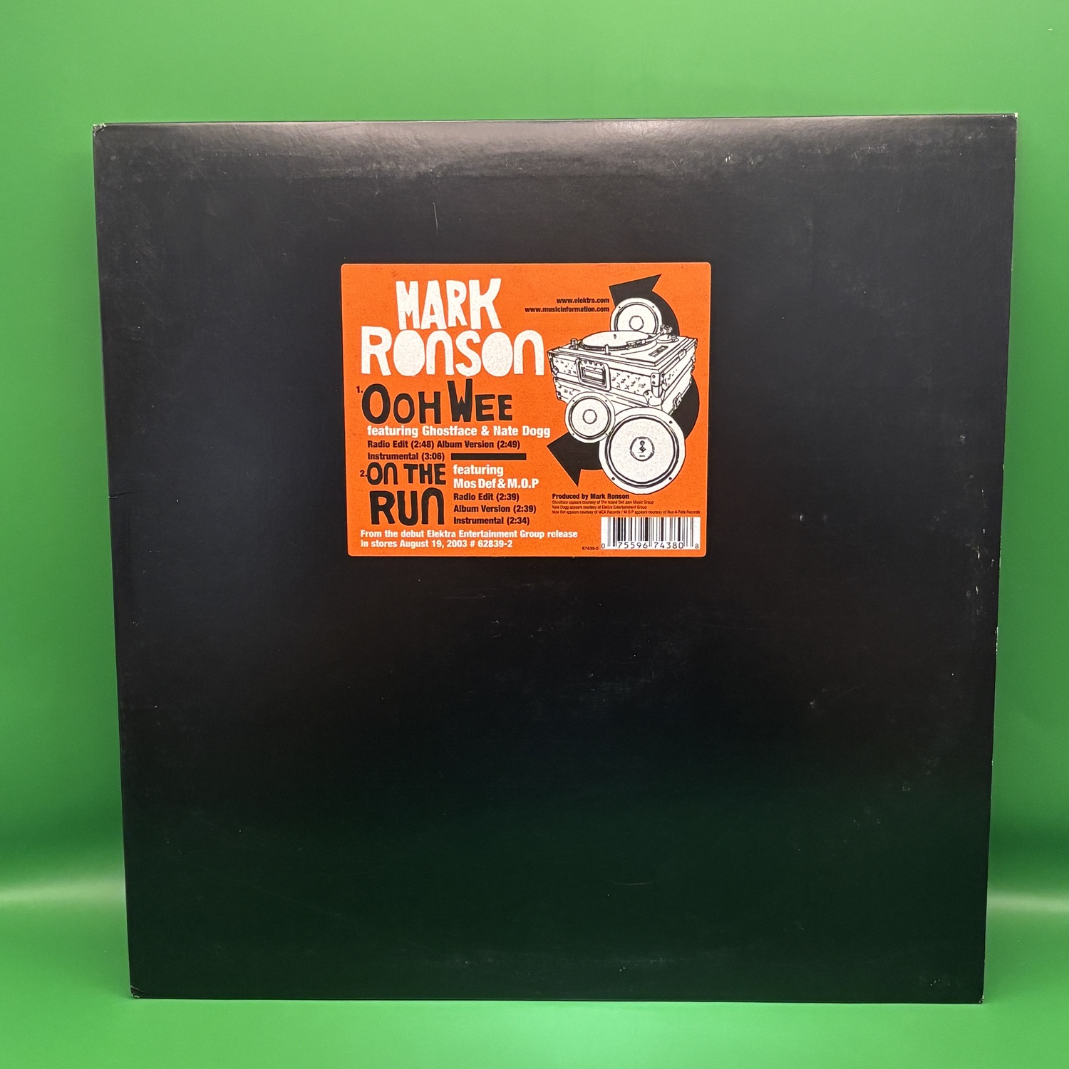 Ooh Wee / On the Run (Mark Ronson)の中古レコード