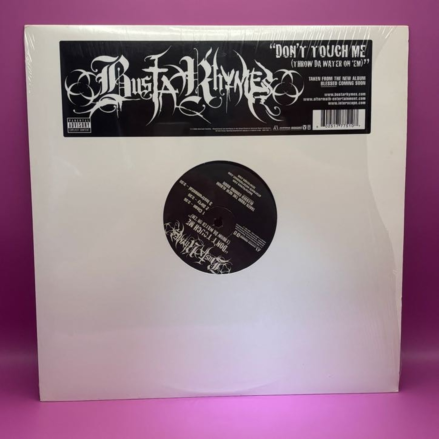 ドント・タッチ・ミー／スロウ・ダ・ウォーター・オン・エム（バスタ・ライムス）の中古レコード