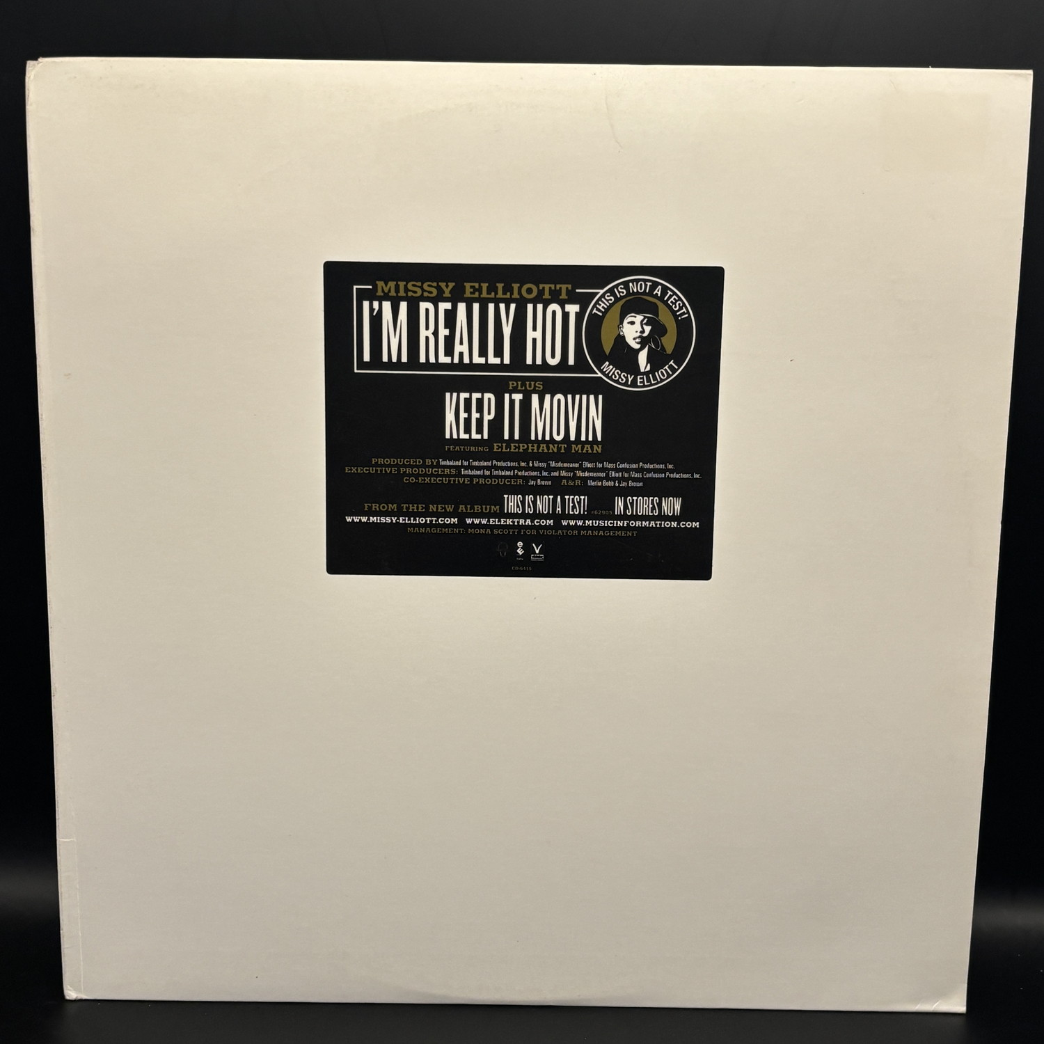 I’m Really Hot / Keep It Movin (ミッシー・エリオット)の中古レコード