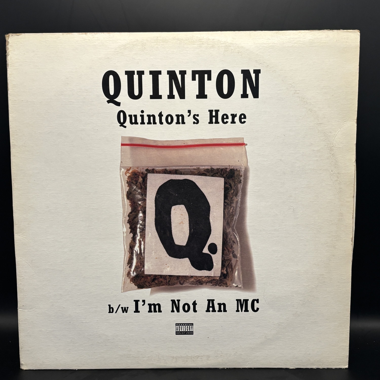Quinton’s Here b/w I’m Not An MC (Quinton)の中古レコード